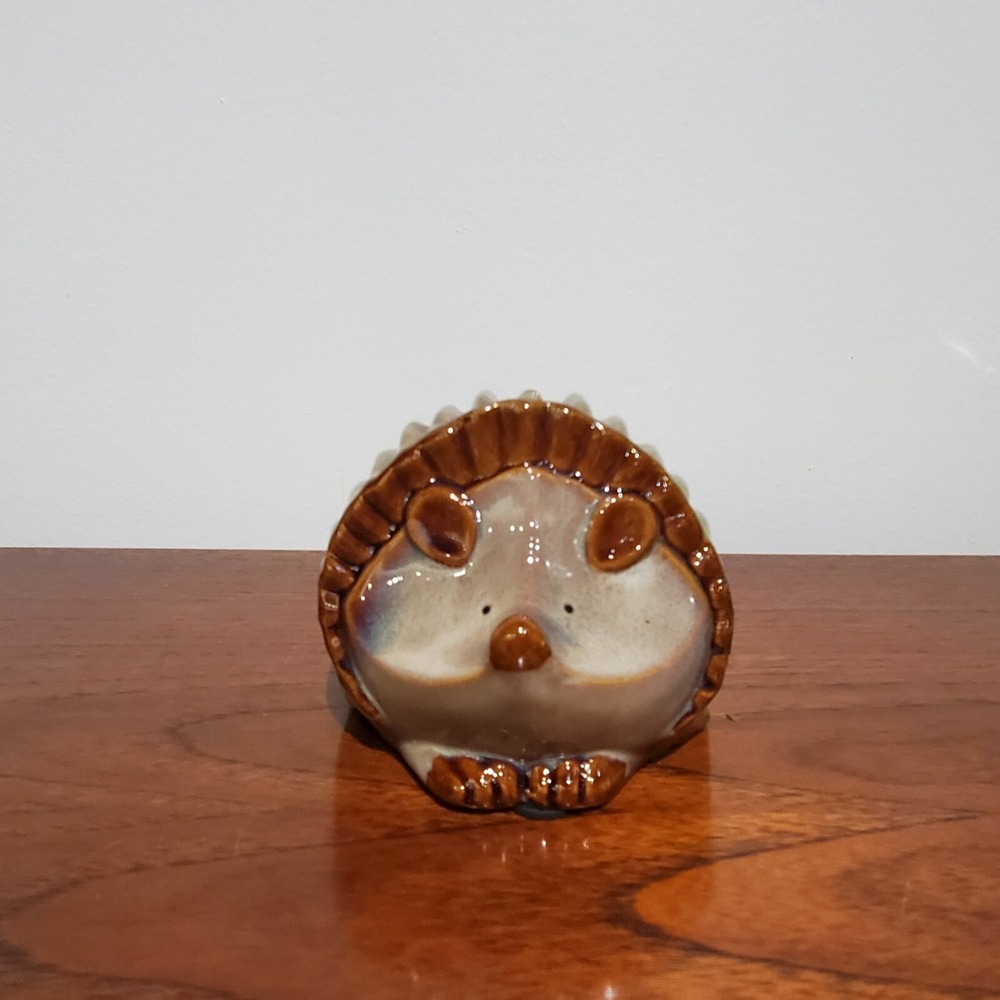 Mayrich Company ceramic hedgehog tealight candle‎ holder, no chips or cracks